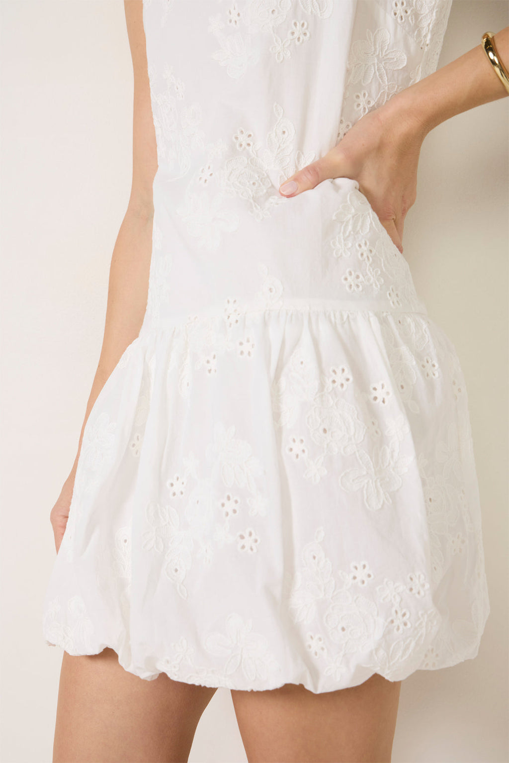 Garden Eyelet Bubble Dress
