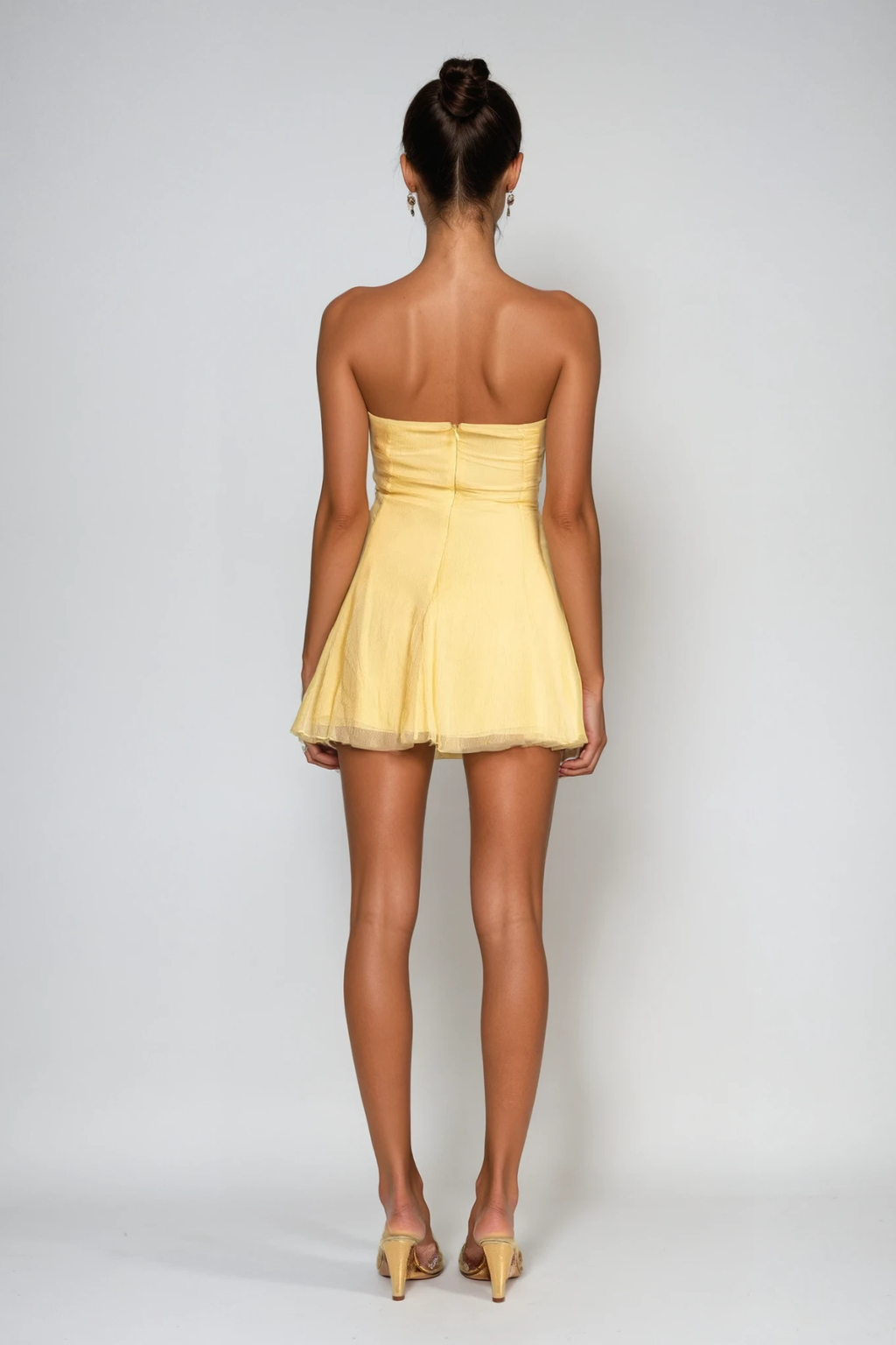 Dulcibella Strapless Cutout Mini Dress