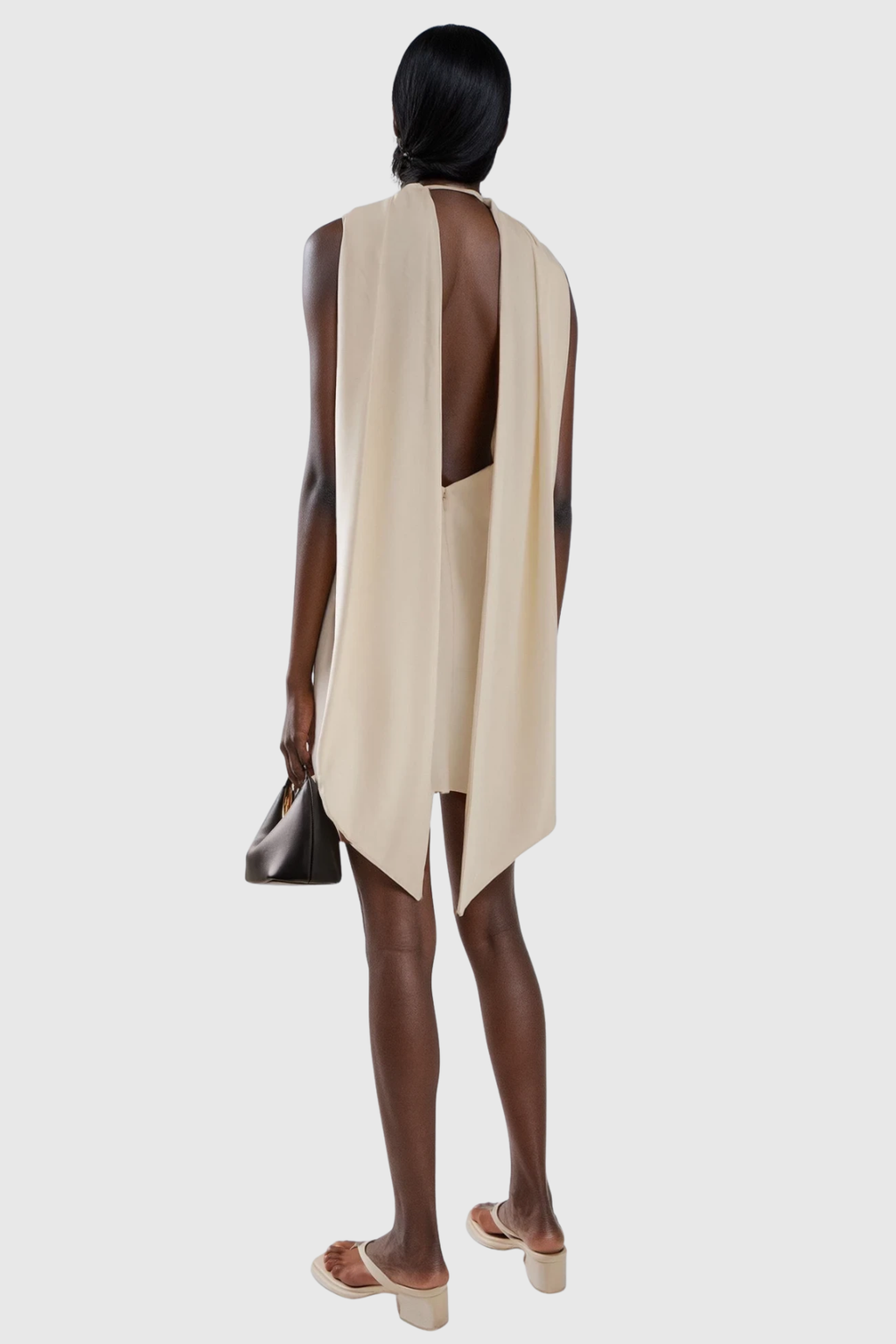 Dominica Sleeveless Scarf Mini Dress