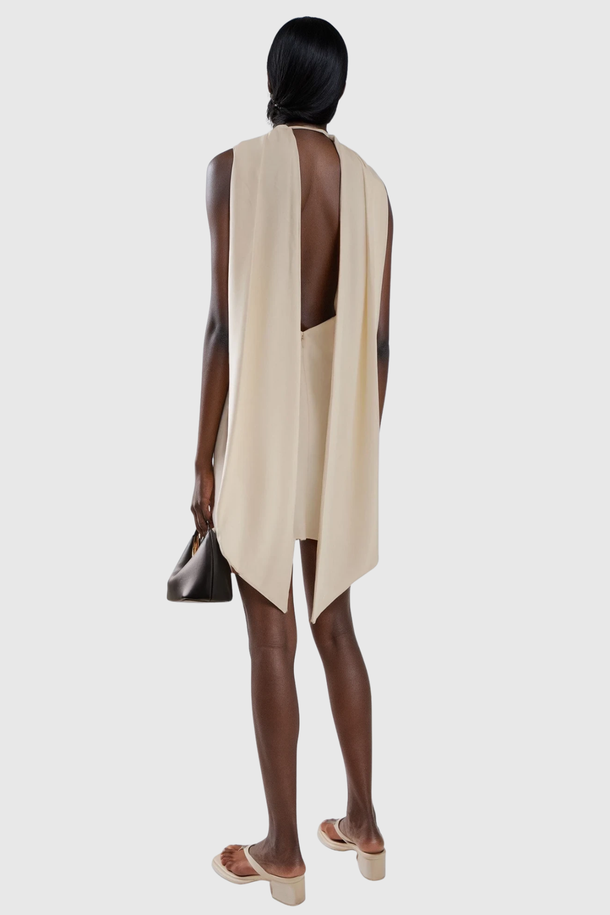 Dominica Sleeveless Scarf Mini Dress