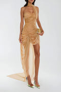 Desta Deconstruct Ruch Scarf Mini Dress
