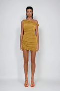 Devon One Shoulder Twist Mini Dress