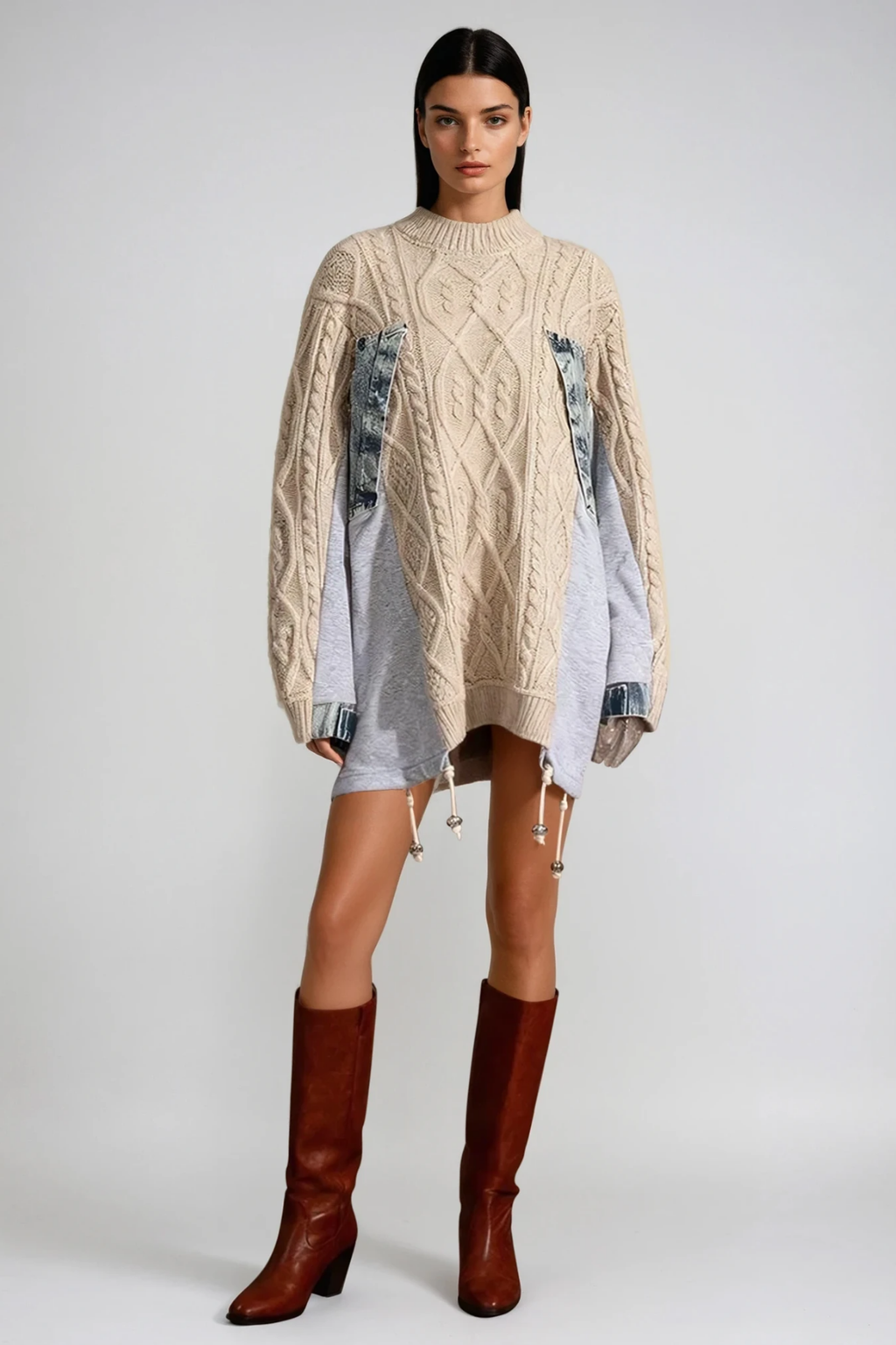 Drea Deconstruct Knit Mini Dress
