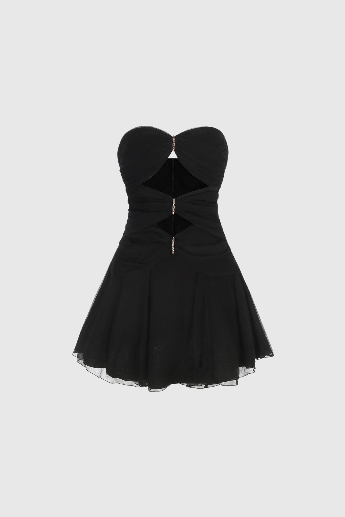 Dulcibella Strapless Cutout Mini Dress