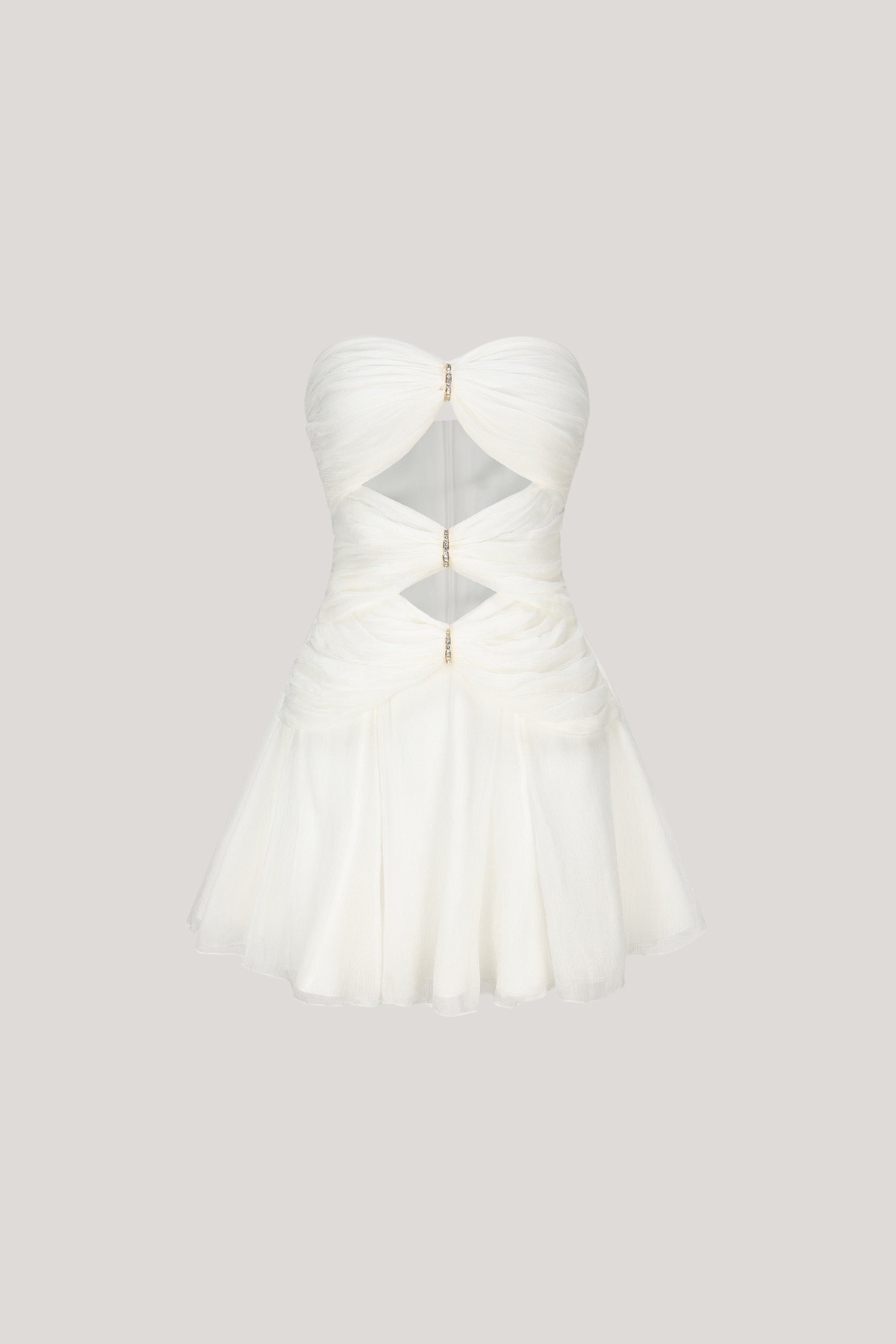 Dulcibella Strapless Cutout Mini Dress