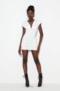 Ean Plunge Ruch Mini Dress