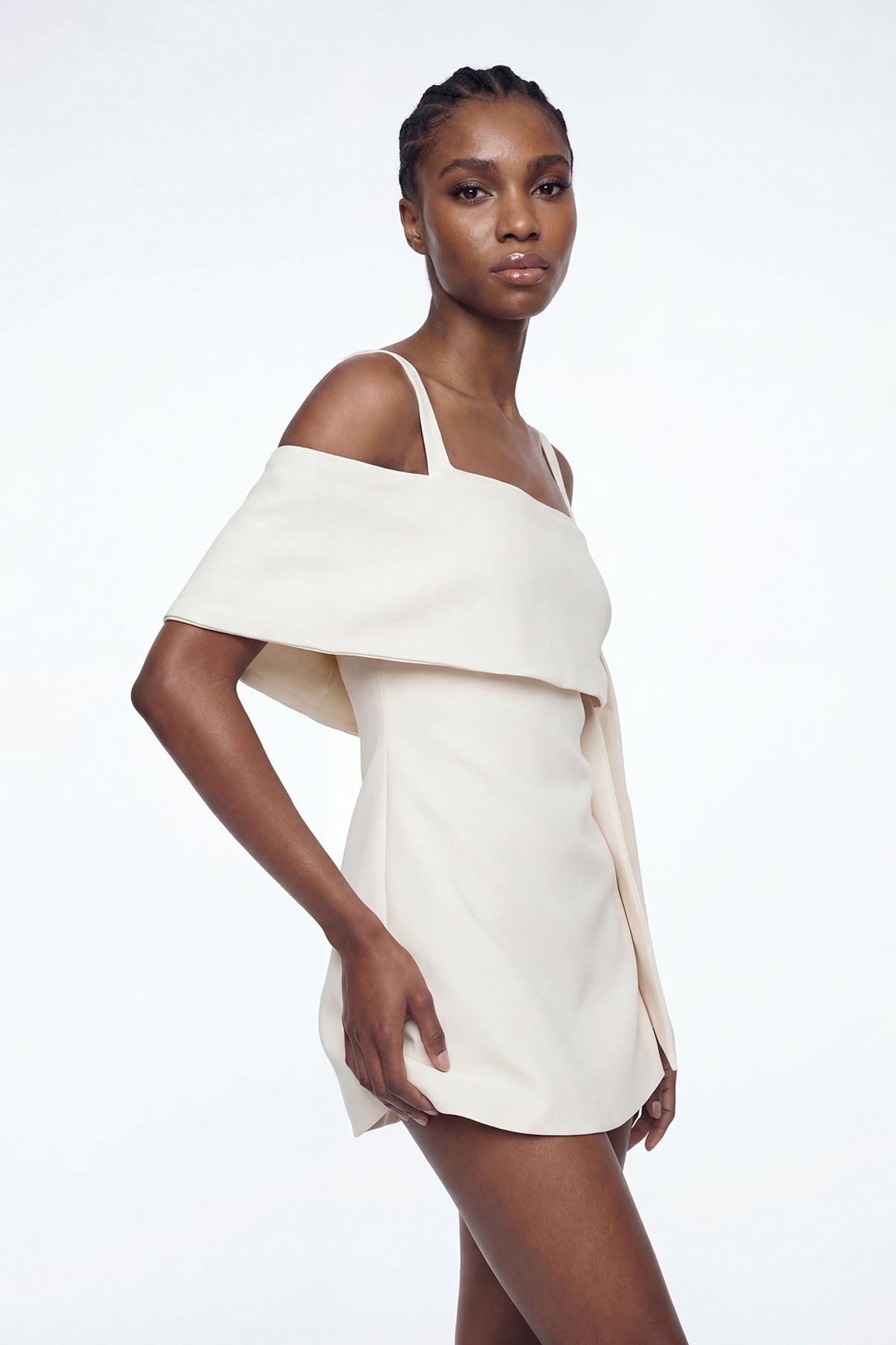 Elisei Asymmetric Mini Dress
