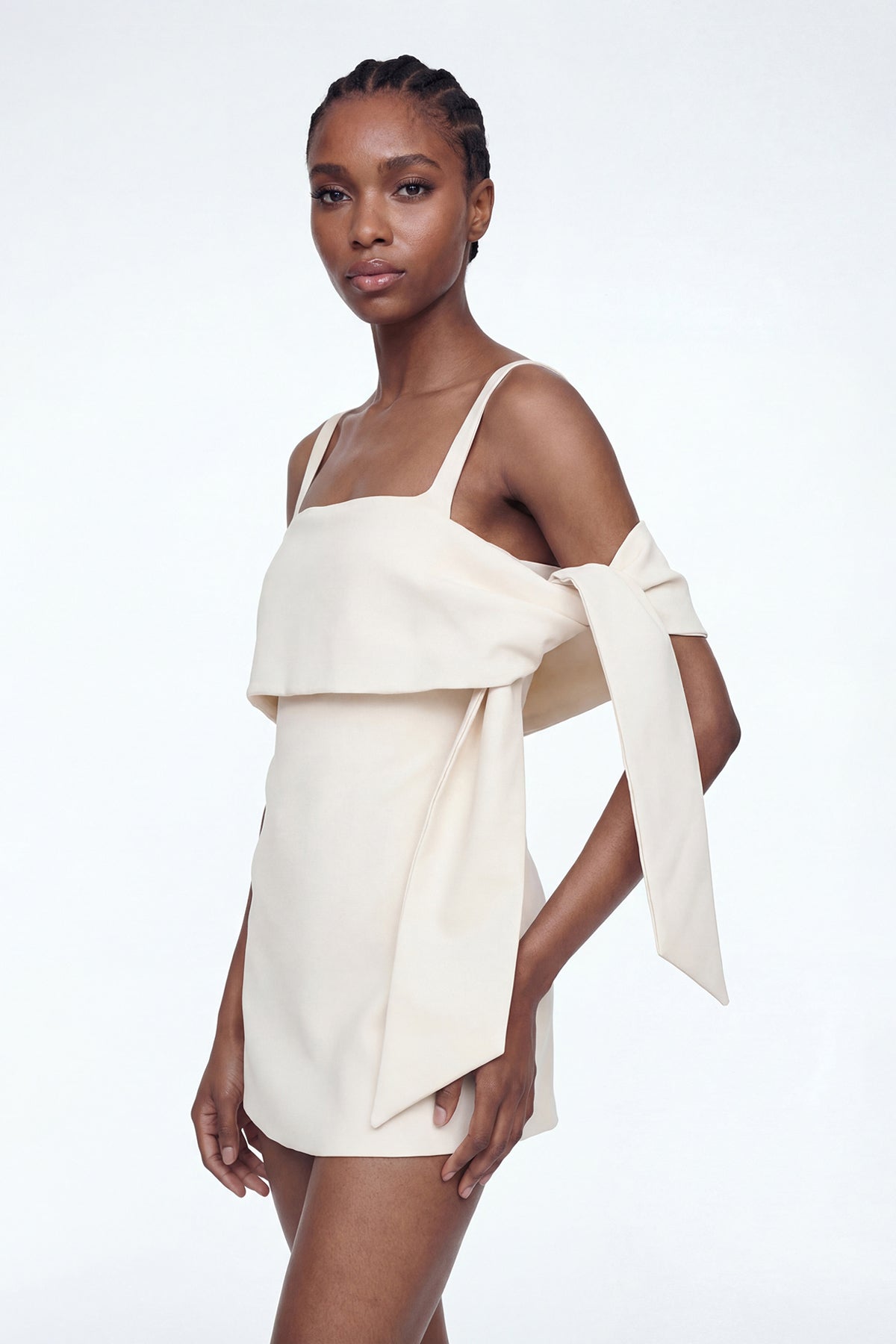 Elisei Asymmetric Mini Dress