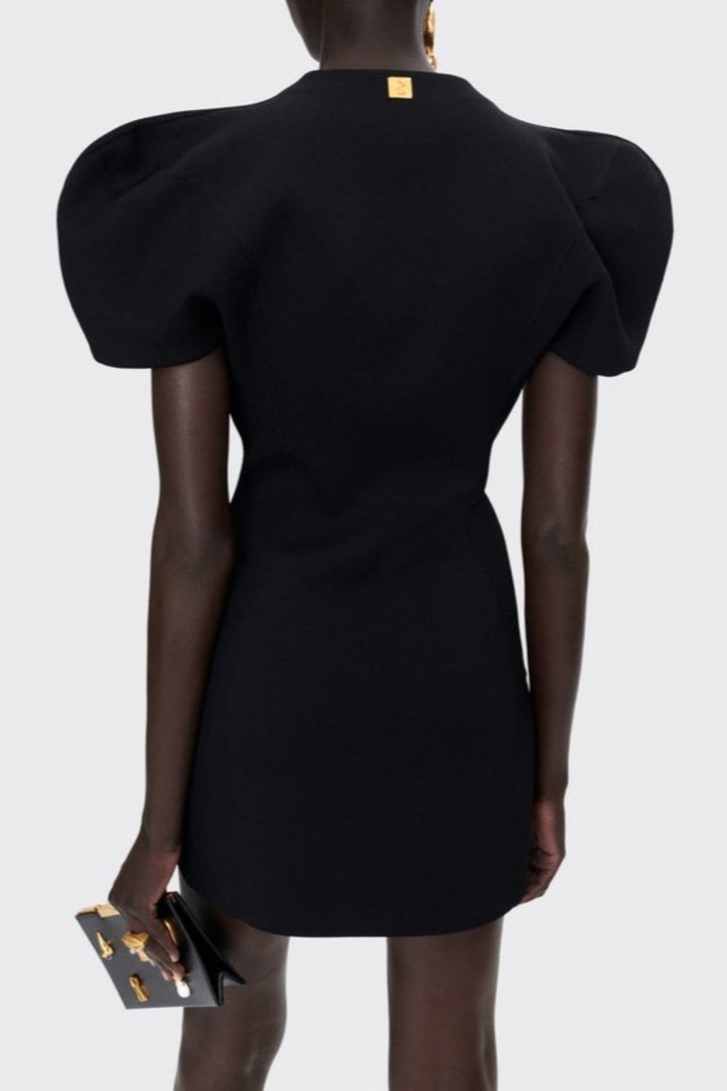 Esada V-neck Buttoned Mini Dress