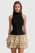 Faithe Tank Top Ruffle Mini Dress
