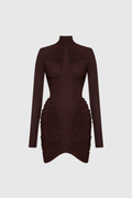 Fajr Backless Ruch Mini Dress