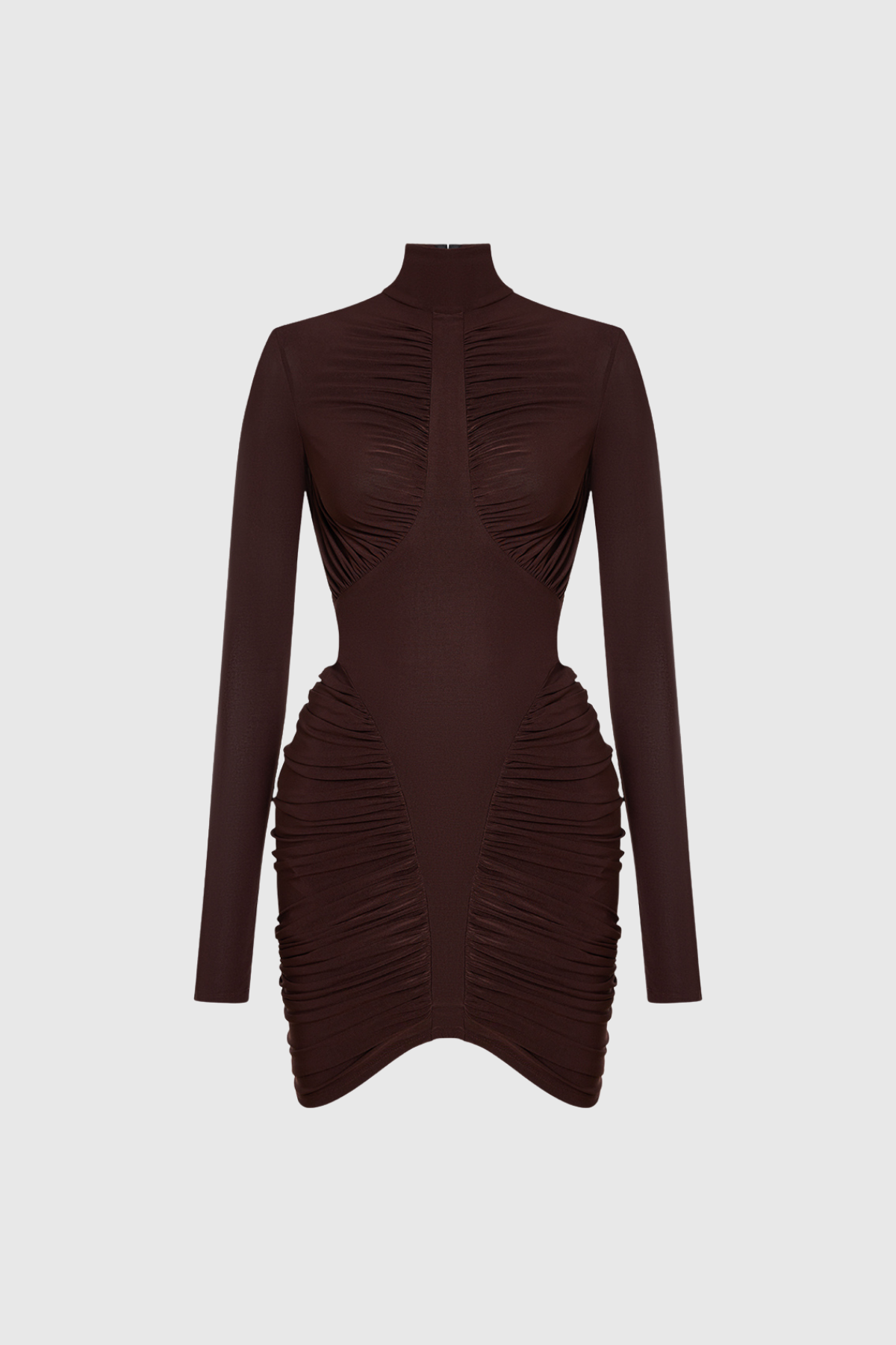Fajr Backless Ruch Mini Dress