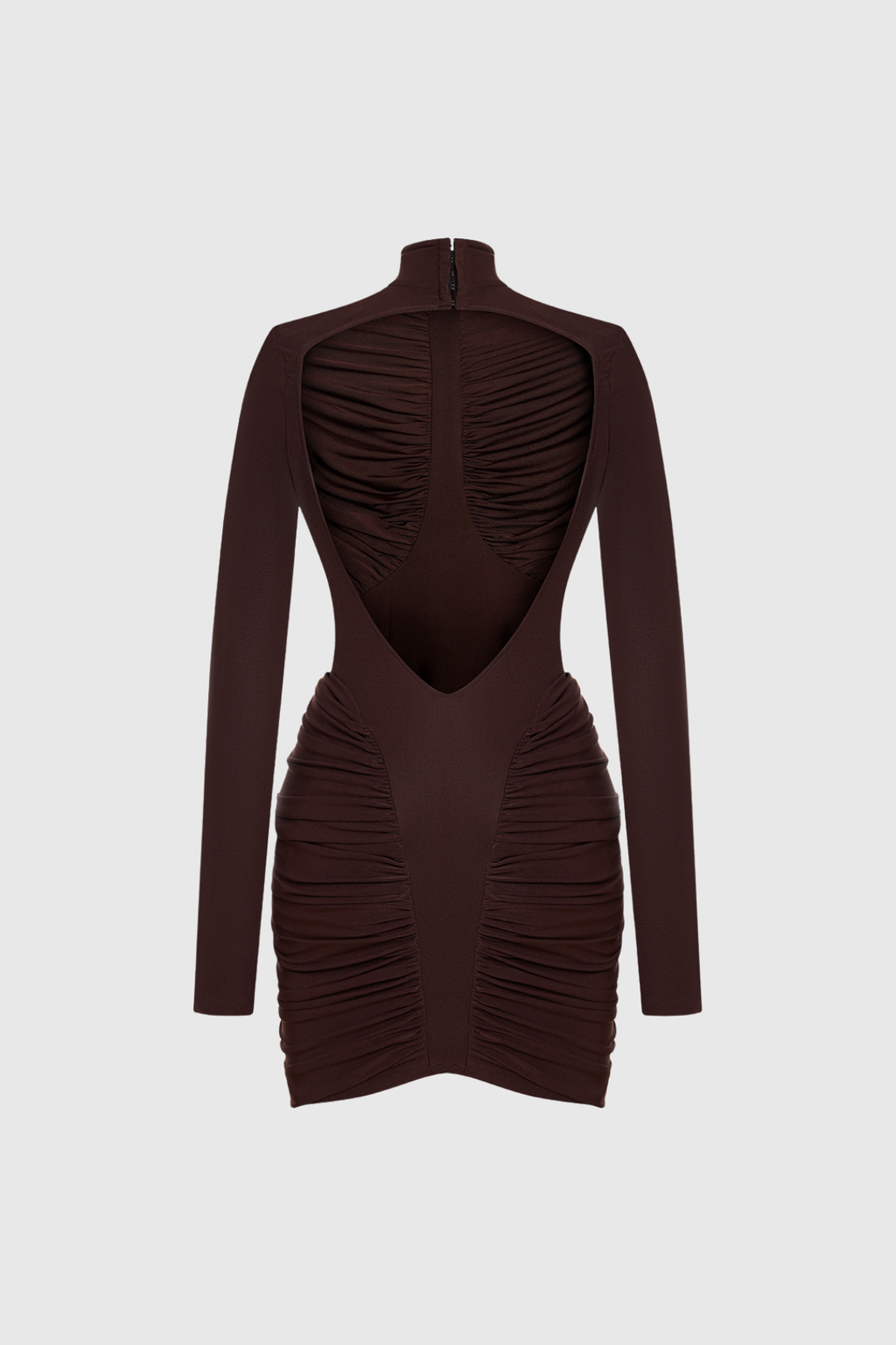 Fajr Backless Ruch Mini Dress