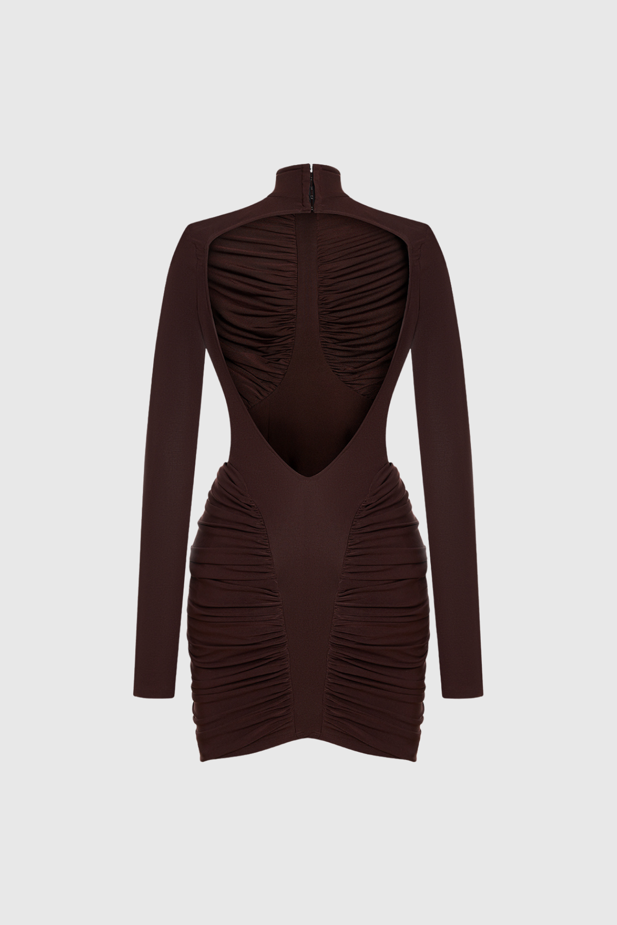 Fajr Backless Ruch Mini Dress