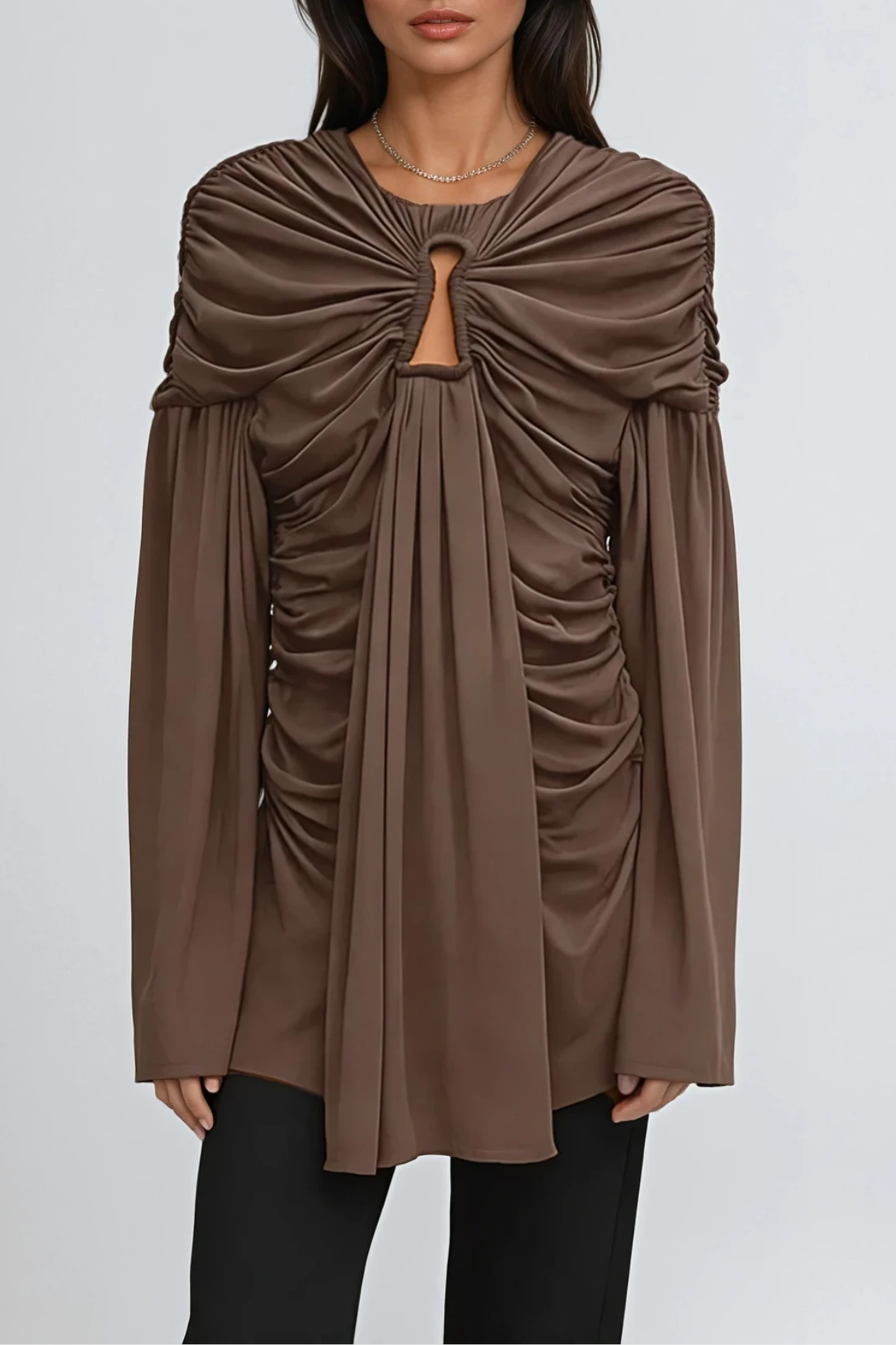 Scout Cutout Ruch Mini Dress