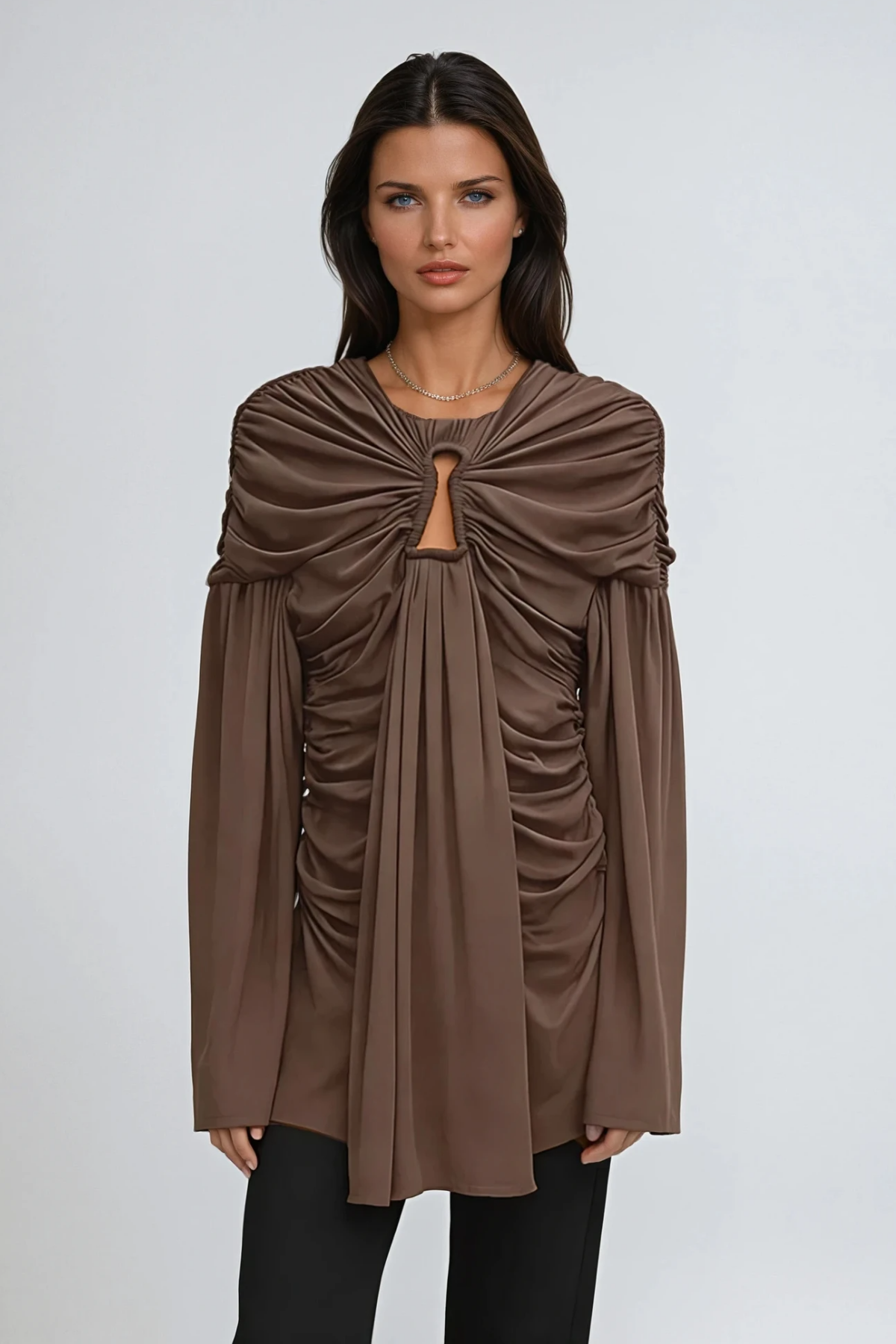 Scout Cutout Ruch Mini Dress
