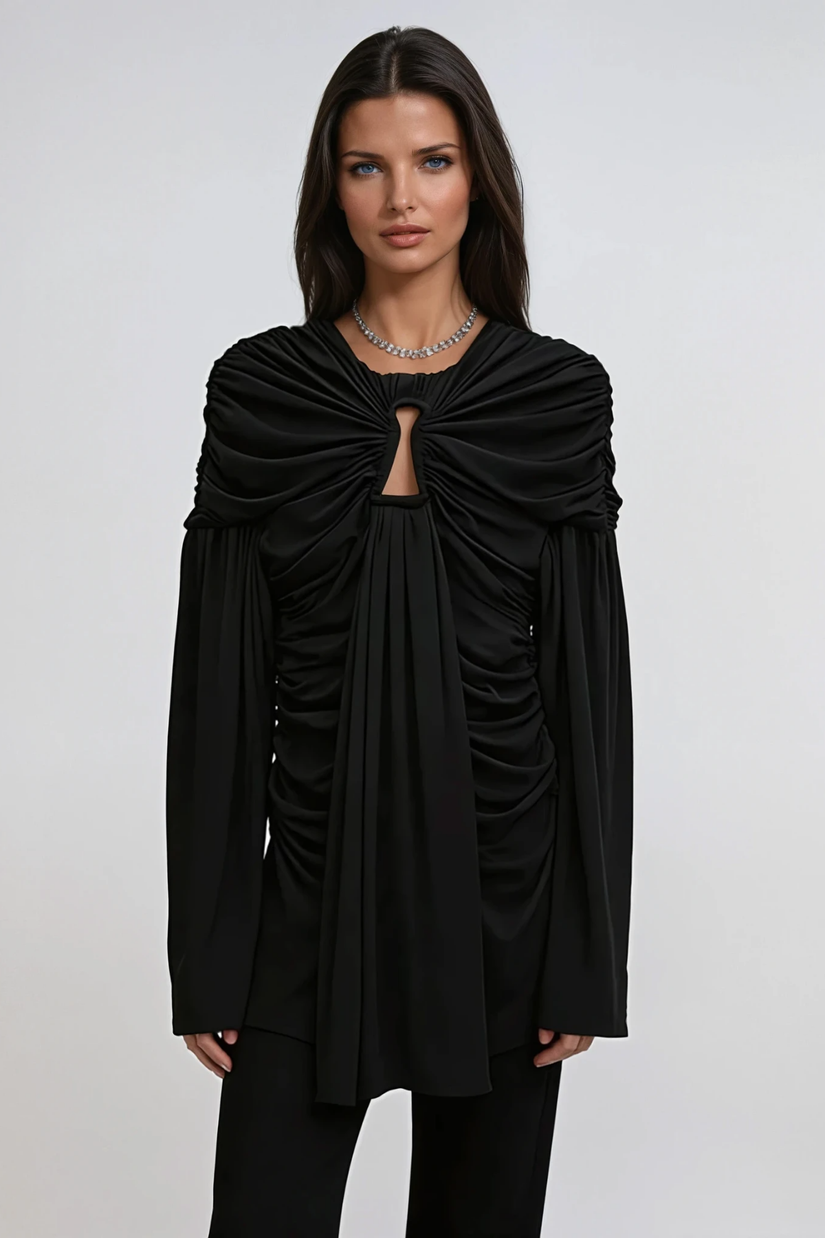 Scout Cutout Ruch Mini Dress