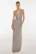 Camoni Polka Dot Diary Maxi Dress